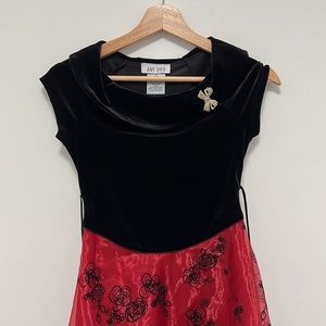 Black and Red girl’s formal dress